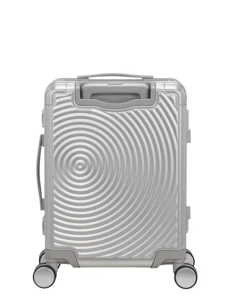Чемодан American Tourister серебряный