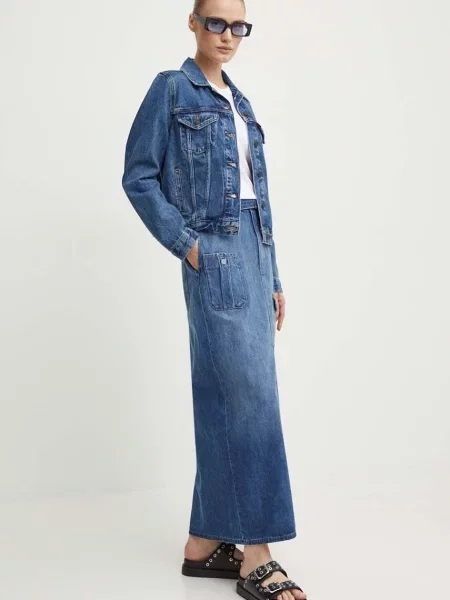 LEVI'S Prechodná bunda denim modrá