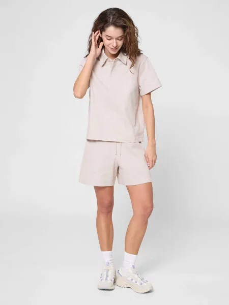 Повсякденні шорти PRPY бавовна/поліестер/спандекс бежевий