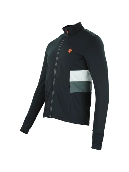 Tricou mânecă lungă Peak Mountain negru