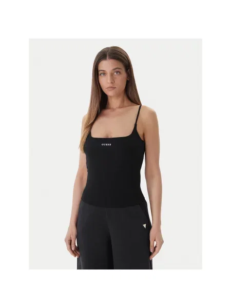 Guess Top Regular Fit črna