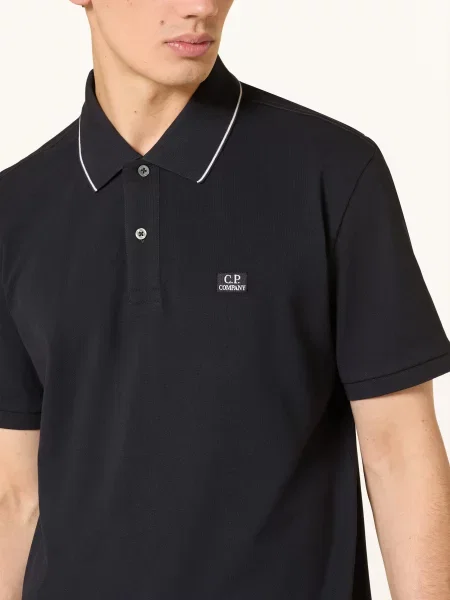 C.P. Company Koszulka Polo Piqué blau czarna