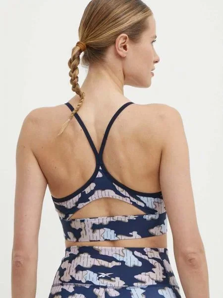 Sportovní podprsenka Reebok Identity Training tmavomodrá