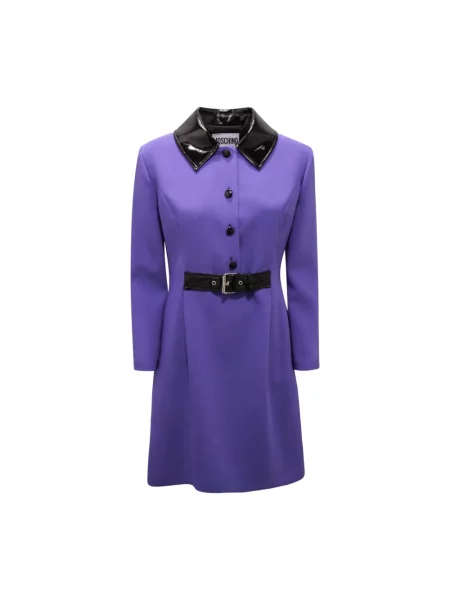 Sukienka mini Moschino fioletowa