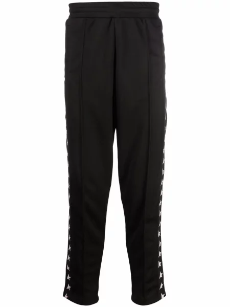 Pantaloni Golden Goose cu imagine negru