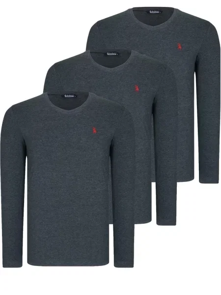 Tricou cu mânecă lungă Dewberry gri