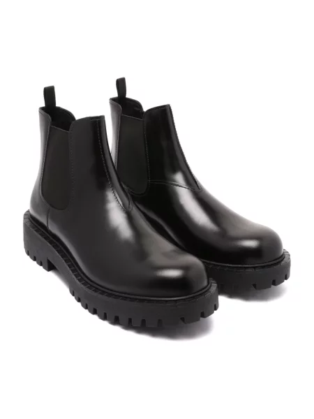 Sztyblety Prada skórzane czarne