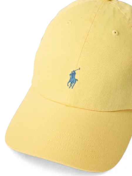 Czapka z daszkiem dziecięca Polo Ralph Lauren żółta