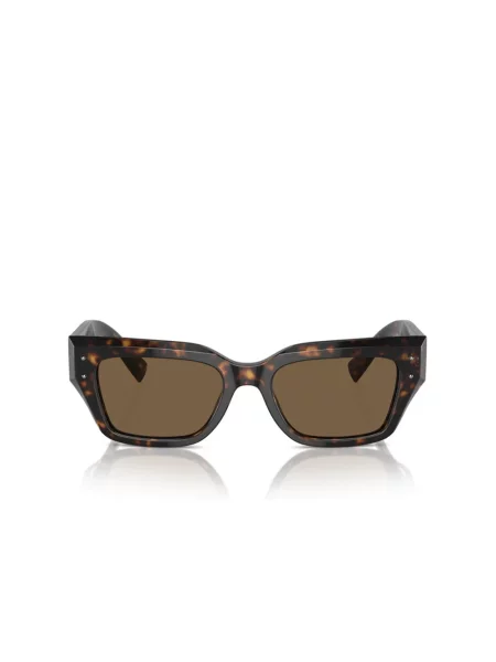 Okulary przeciwsłoneczne Dolce And Gabbana brązowe