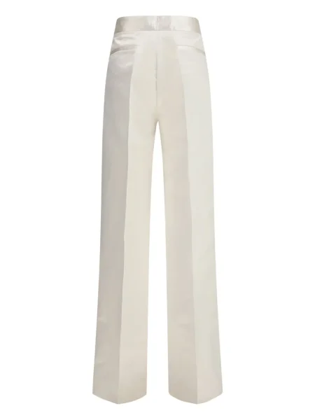 Pantaloni Sa Su Phi din satin alb