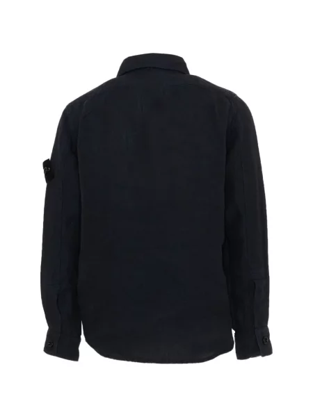 Koszula dziecięca Stone Island niebieska