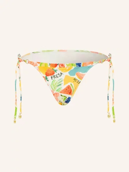 Watercult Trojúhelníkové Bikiny Fruitbowl žlutá / zelená bílá