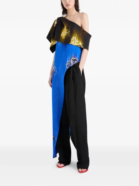 Top Proenza Schouler cu imagine albastru
