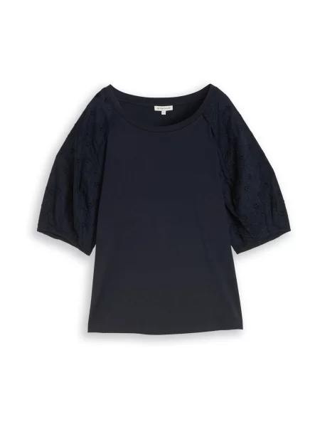 TOM TAILOR Tricou închis albastru