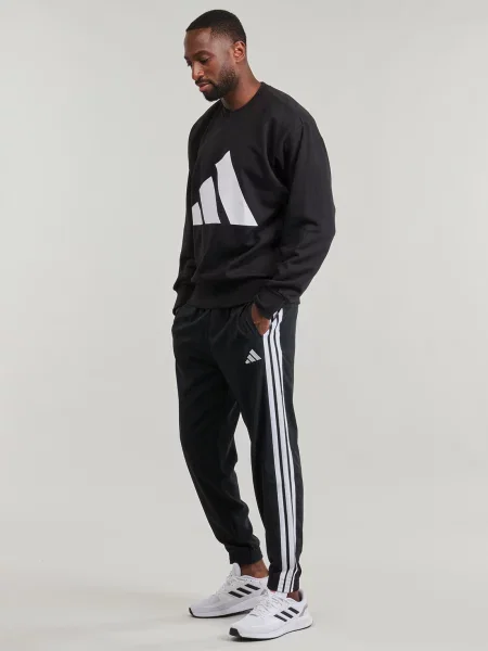 Jakna od flisa Adidas od flisa s autogramom crna