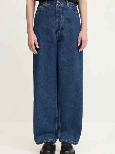 Carhartt WIP jeans W Brandon high waist albastru