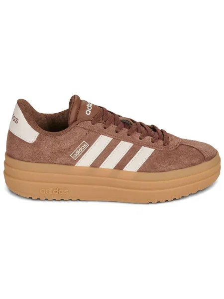 Velúr félcipő Adidas barna