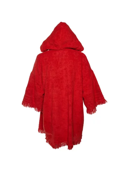 Rochie mini Zimmermann cu franjuri cu glugă roșu