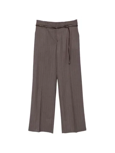 Cu centură pantaloni Rame maro