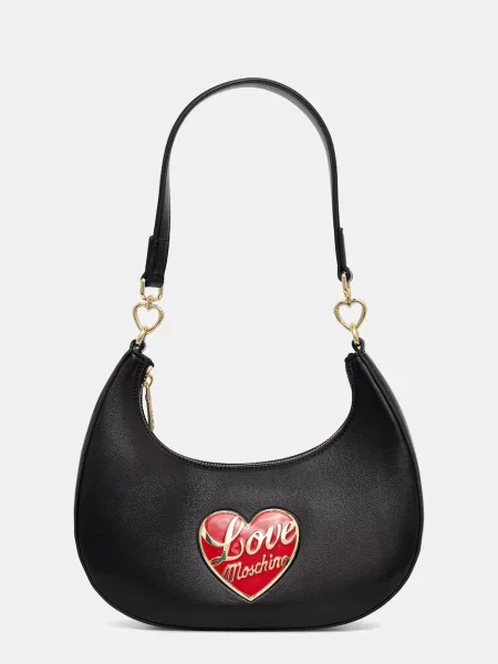 Geanta hobo Love Moschino negru
