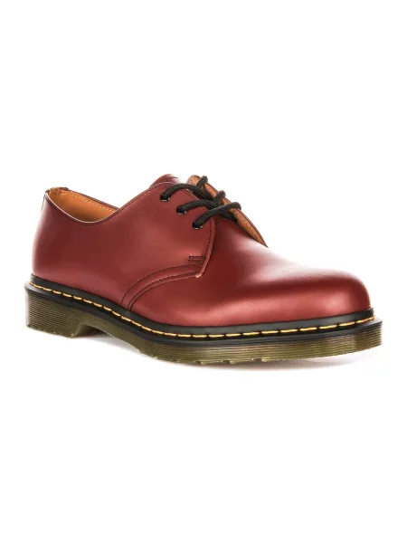 Półbuty Dr. Martens z twillu czerwone