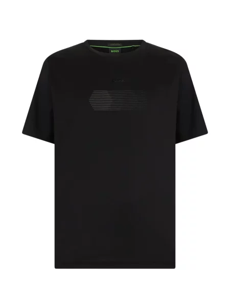 Tricou Boss cu autograf negru