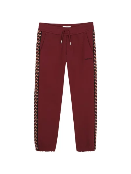 Spodnie dziecięce Lanvin Enfant czerwone