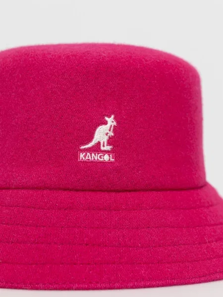 Kangol Kapelusz wełniany różowy