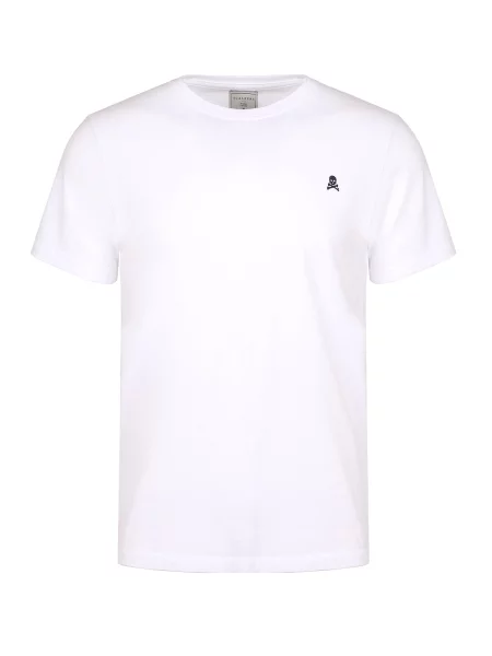 Scalpers Tricou murdar alb