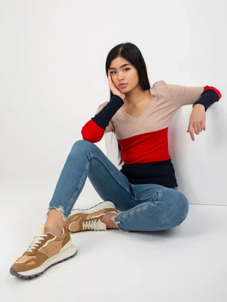 Bluza Fashionhunters rdeča