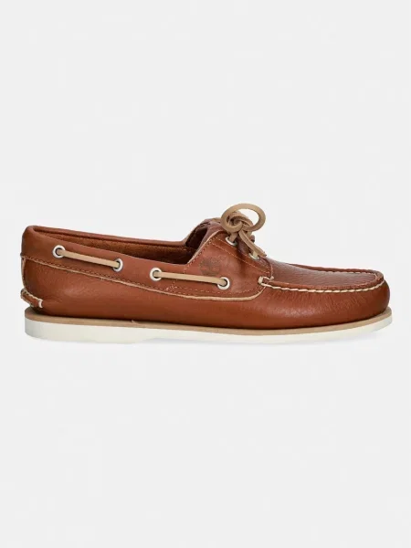 Timberland mokasini usnjeni Classic Boat Boat rjava