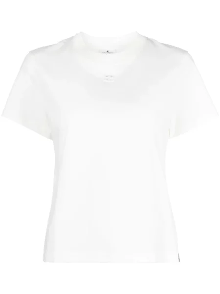 Tricou Courreges alb