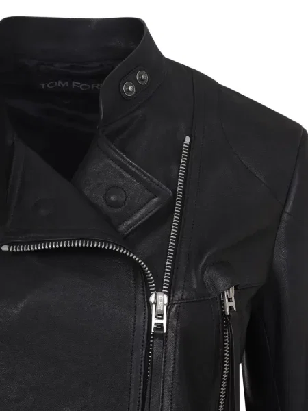 Geanta de piele Tom Ford negru