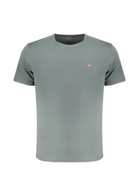 Tricou Napapijri cu autograf verde