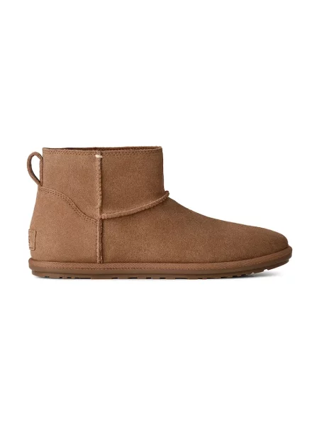 UGG Bocanci W Classic Mini Deconstructed | piele întoarsă bej