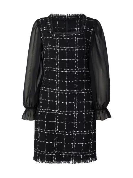 Trendyol Rochie / alb negru