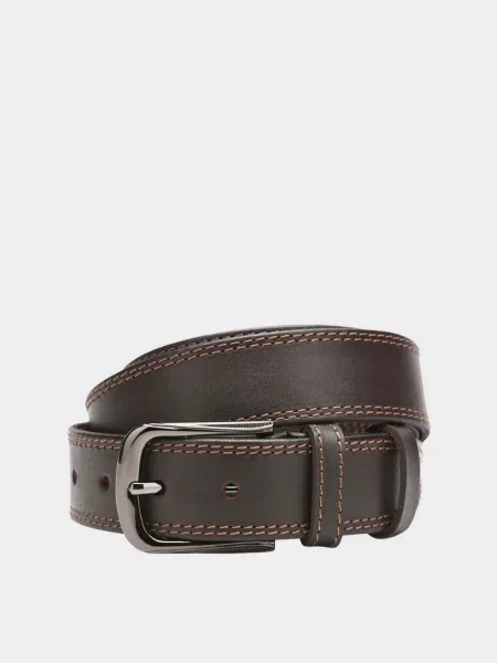 Кожаный ремень Borsa Leather коричневый