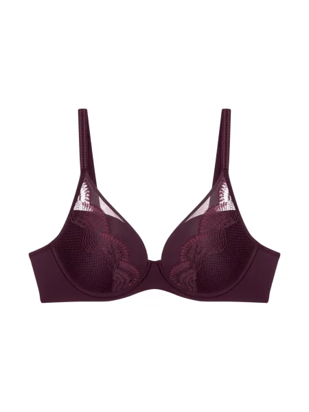 TRIUMPH Sutien burgundy roșu