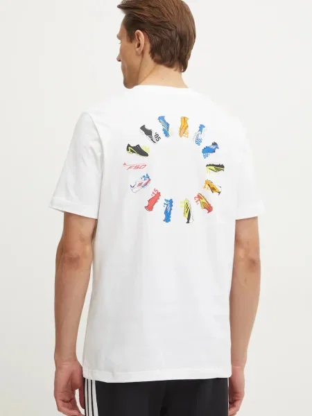 Adidas Tricou tehnic History Graphic alb