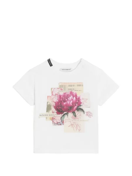 Koszulka dziecięca Dolce And Gabbana biała