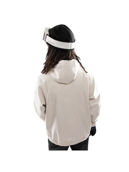 Kurtka snowboardowa Sporty zimowe Siroko W3 Haboob beżowa
