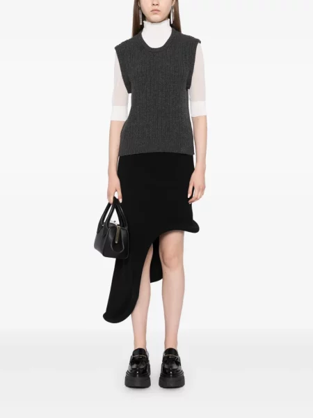 Top Victoria Beckham tricotate gri