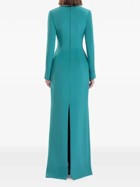 Rochie maxi Saiid Kobeisy verde
