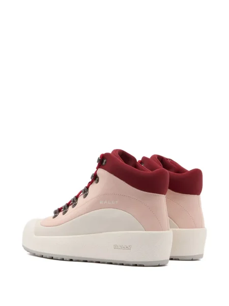 Кожени боти Bally розово