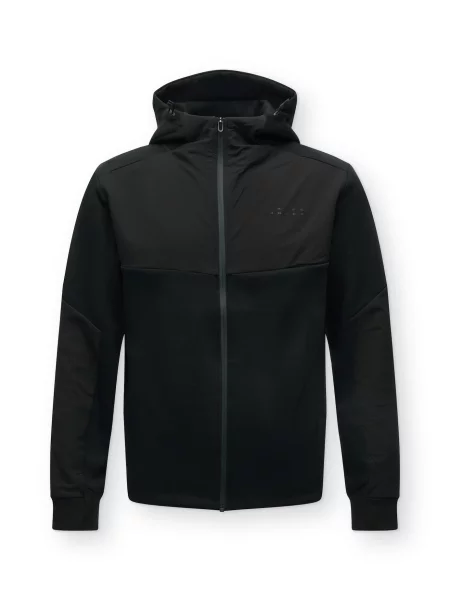 JACK & JONES Geacă de primăvară-toamnă JCOFUSION' negru