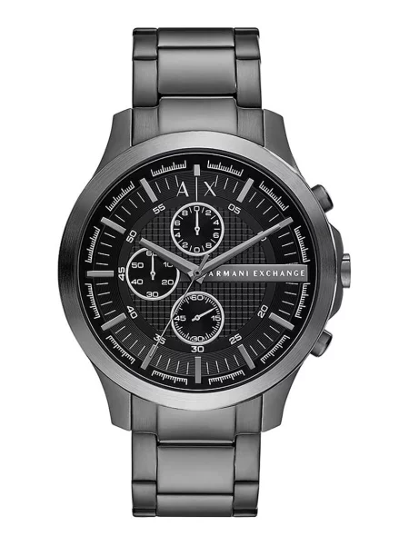 ARMANI EXCHANGE Ceas analogic gri bazalt / negru alb