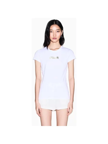 Armani Exchange Tricou alb