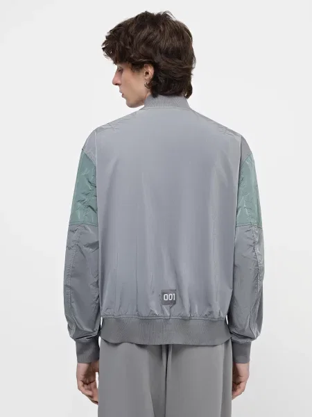 Armani Exchange Бомбер сірий