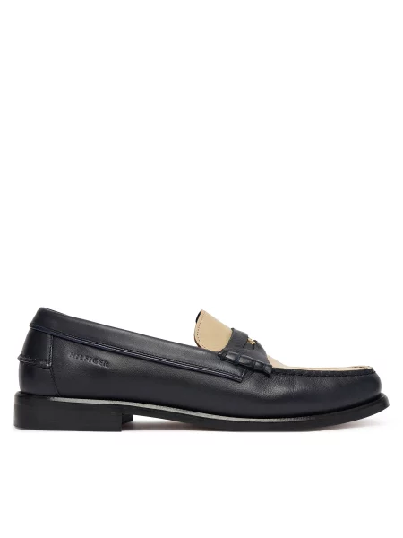 Mokasinai Tommy Hilfiger Penny Crust Tamsiai mėlyna