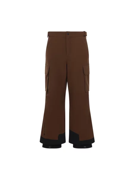 Spodnie dresowe Moncler brązowe